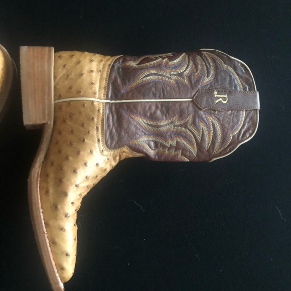 Full quill, ostrich, boots, handmade R Watson Size 9 - Picture 4 of 10
